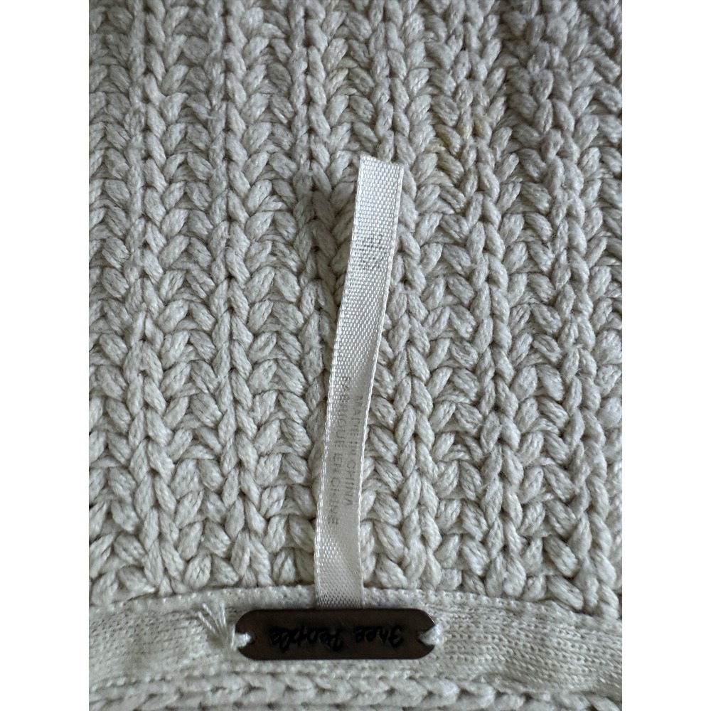 Free People Nightingale Cardigan Knit Sweater Womens Size XS Cream - Picture 8 of 9